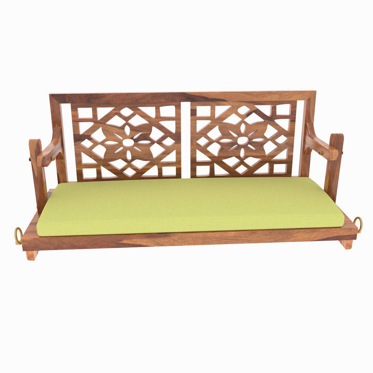 Odessa Floral Carved Hanging Swing — view 6
