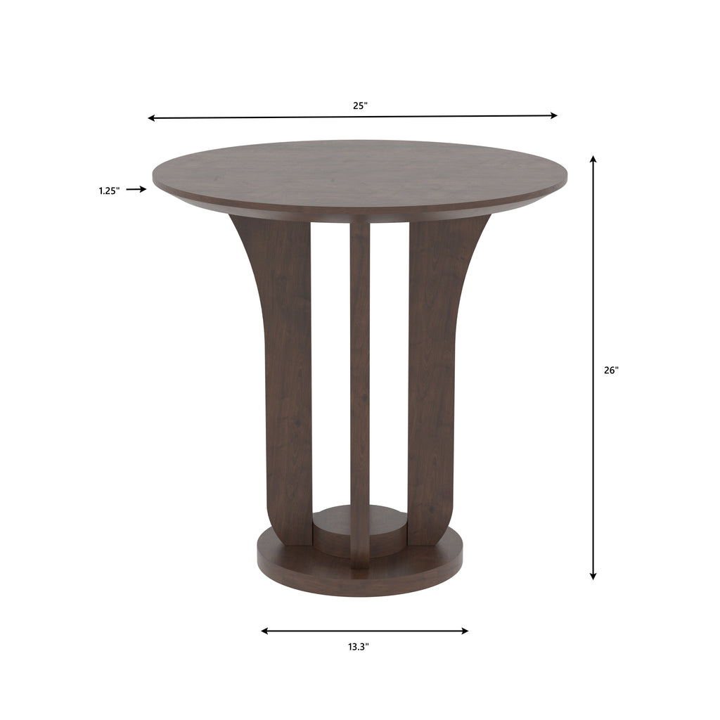 Helena Round Curved Side Table — view 5