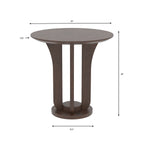 Helena Round Curved Side Table — view 5