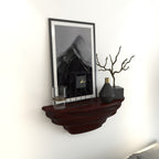 Renata Solid Wood Wall Shelf — view 1