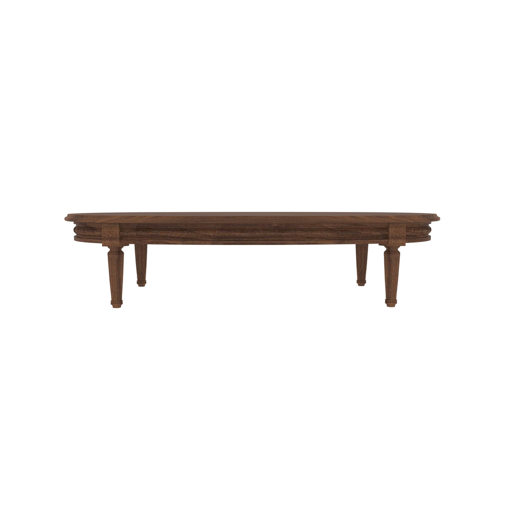 Odessa Carved Solid Wood Oval Dining Set – product image 6