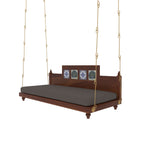 Kaia Tiled Upholstered Hanging Swing — view 5
