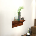 Saffron Carved Arched Wall Shelf — view 1