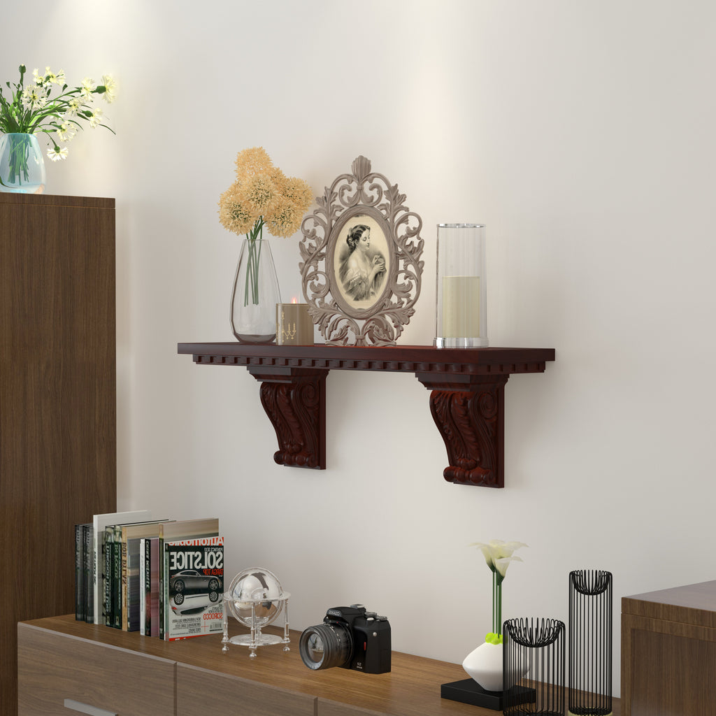 Willa Solid Wood Wall Shelf — view 1