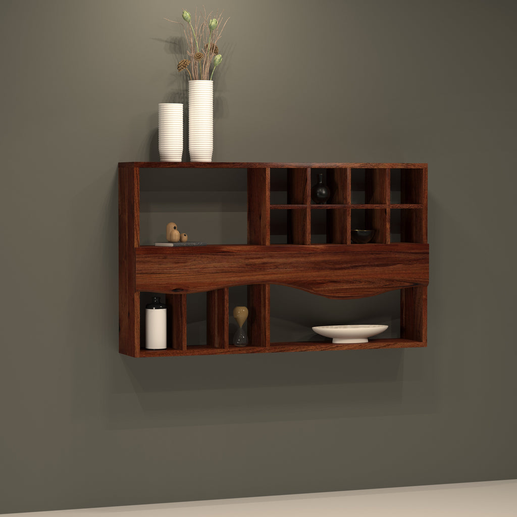 Laurel Solid Wood Wall Shelf — view 1