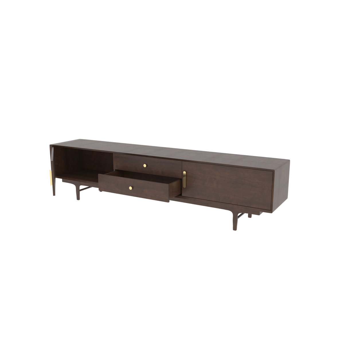 Elise Mid-Century TV Unit — view 6