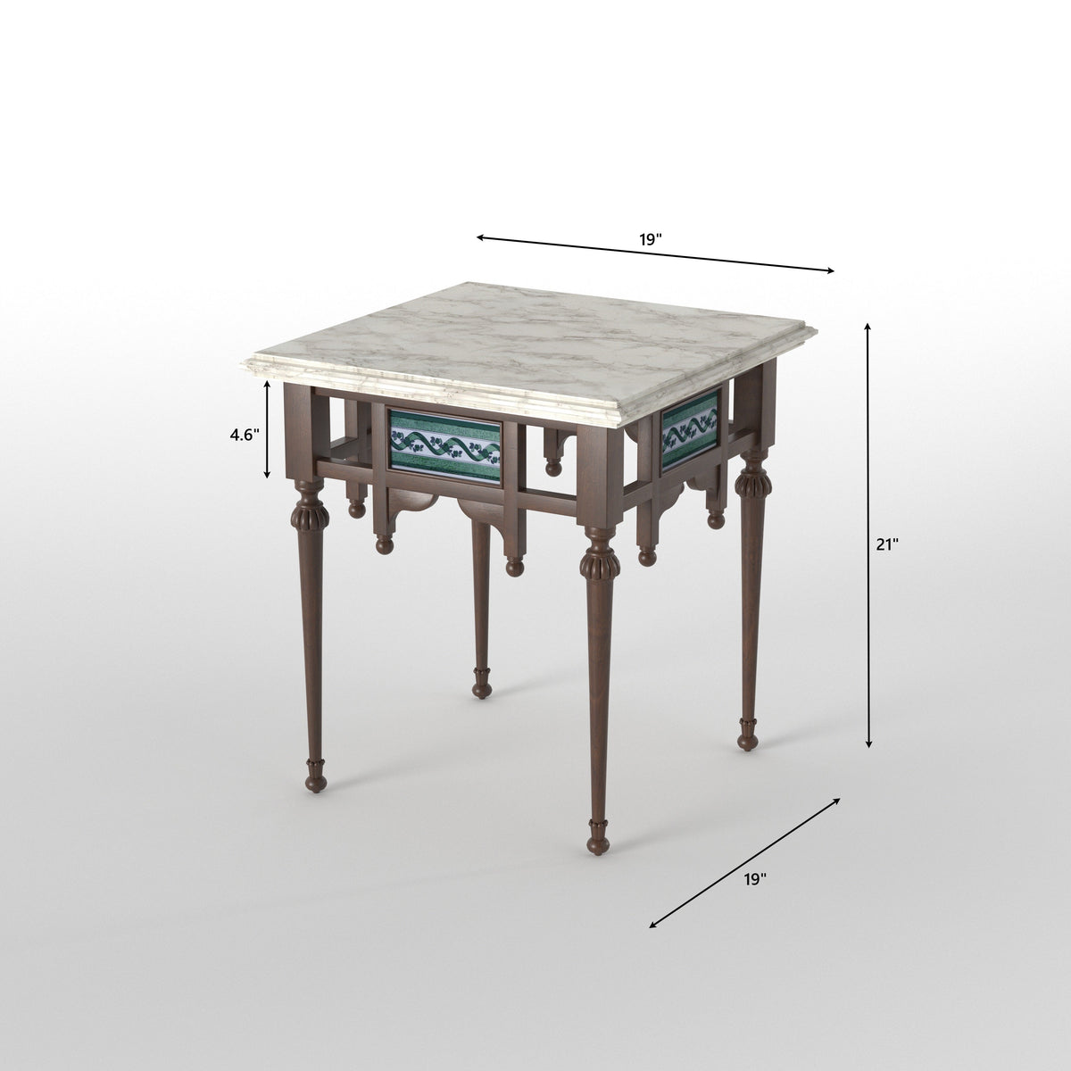 Aveline Panelled Side Table — view 5