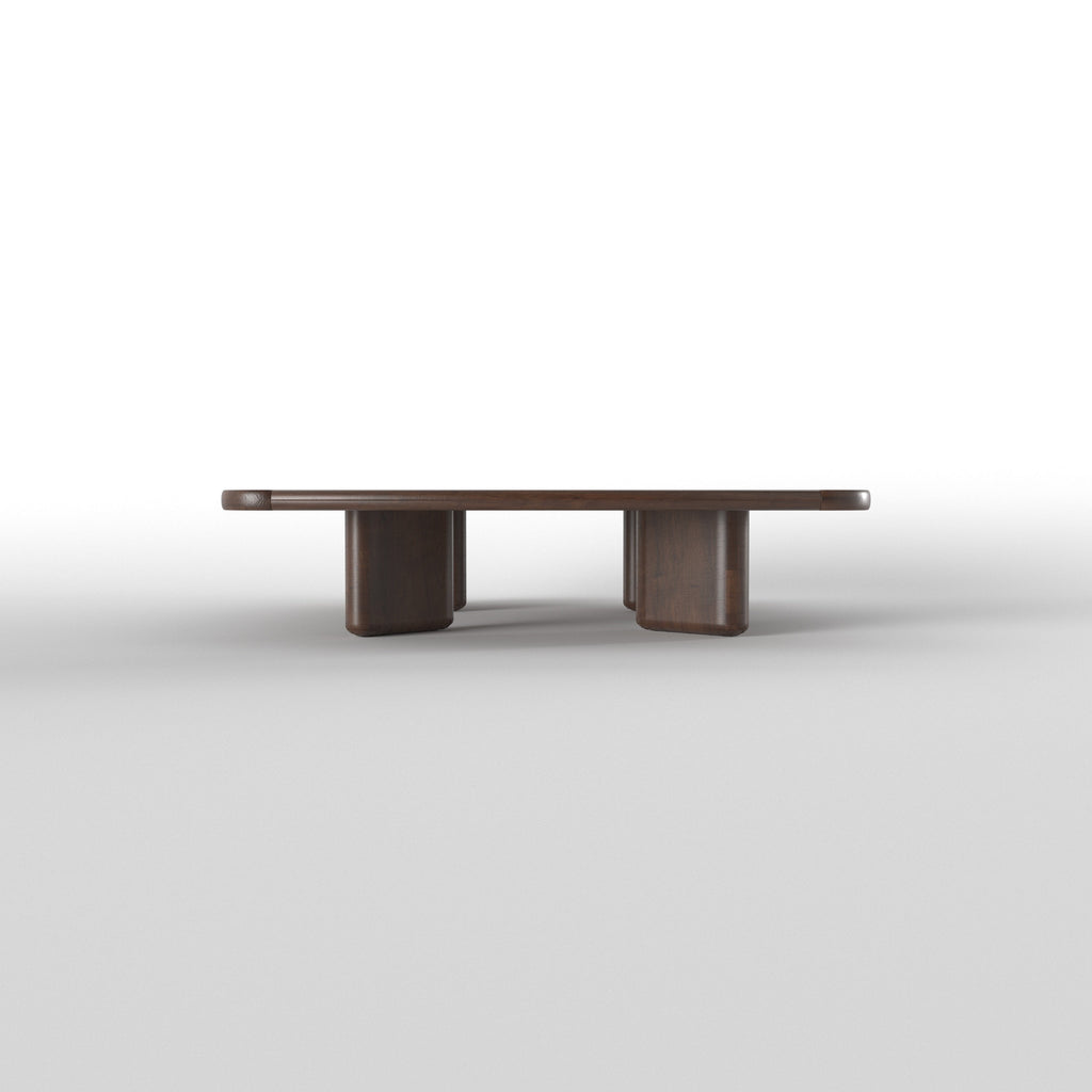 Nara Solid Wood Square Floor Dining Set – product image 6