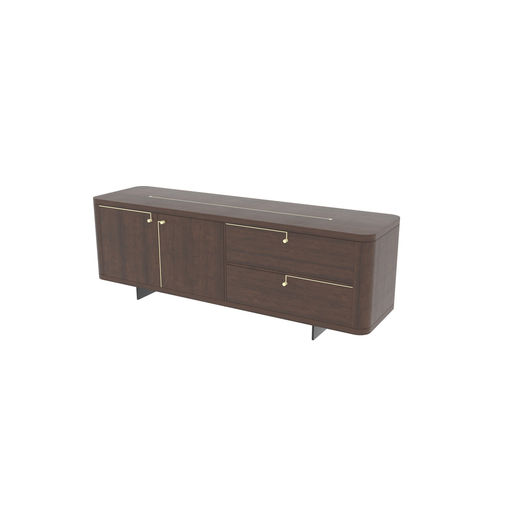 Giselle Gold TV Unit — view 6