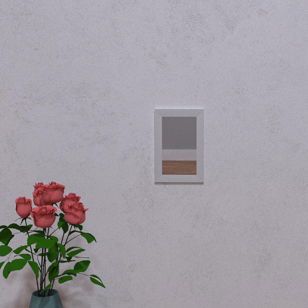 4x6 Classic Mirror White Mirror