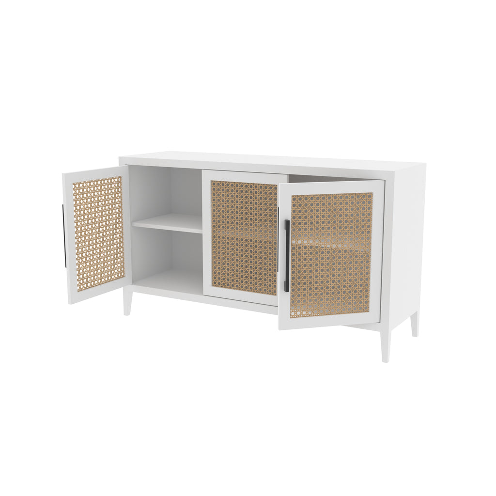 Aveline Cane Panelled Engineered Wood Sideboard — view 7