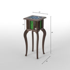 Briar Mosaic Pedestal Side Table — view 5