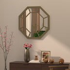 Arlo Geometric Octagonal Metal Wall Mirror — view 1