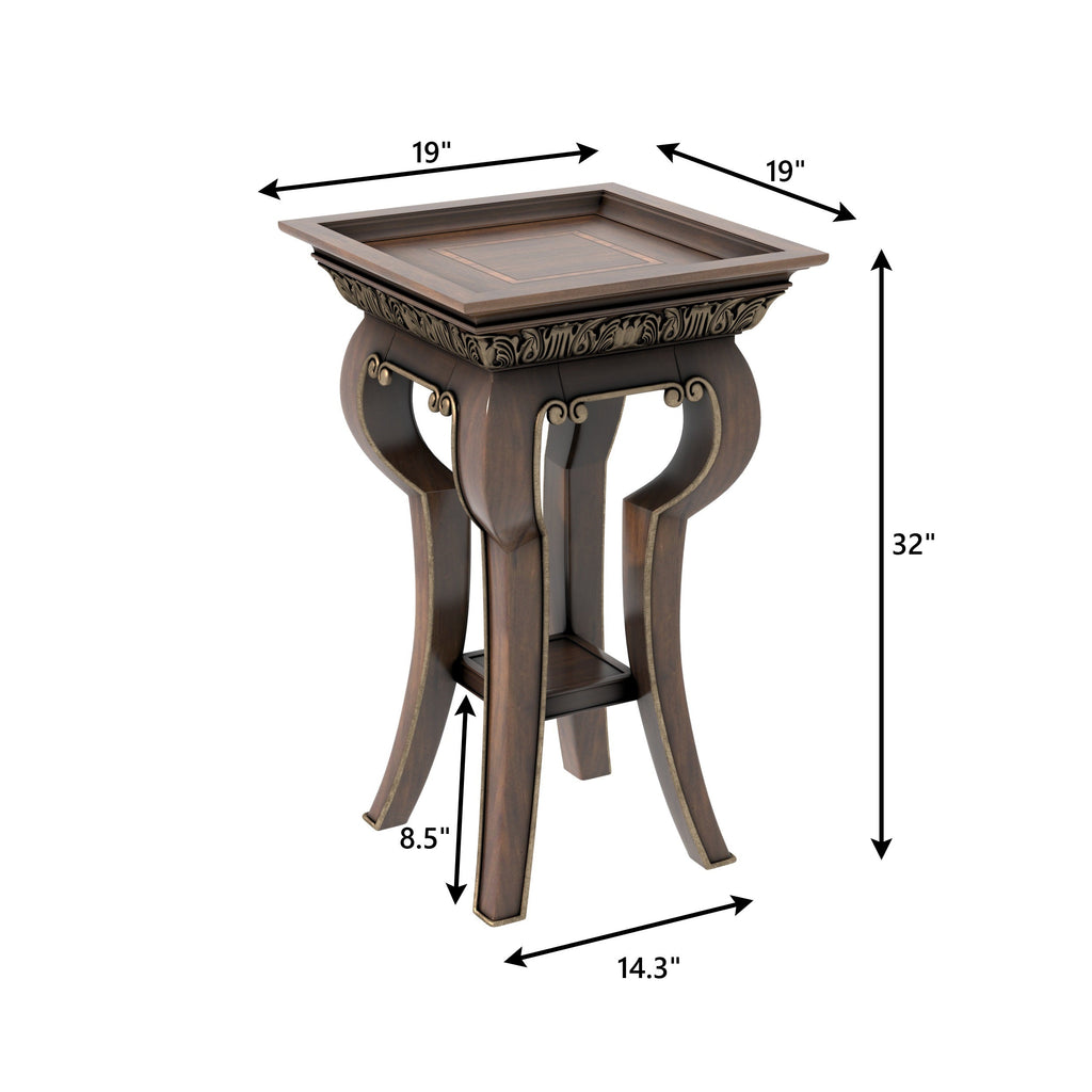 Isola Carved Side Table — view 5