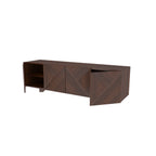 Evora Geometric Carved TV Unit — view 6