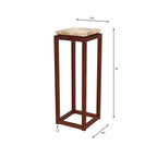 Kaia Pedestal Side Table — view 2