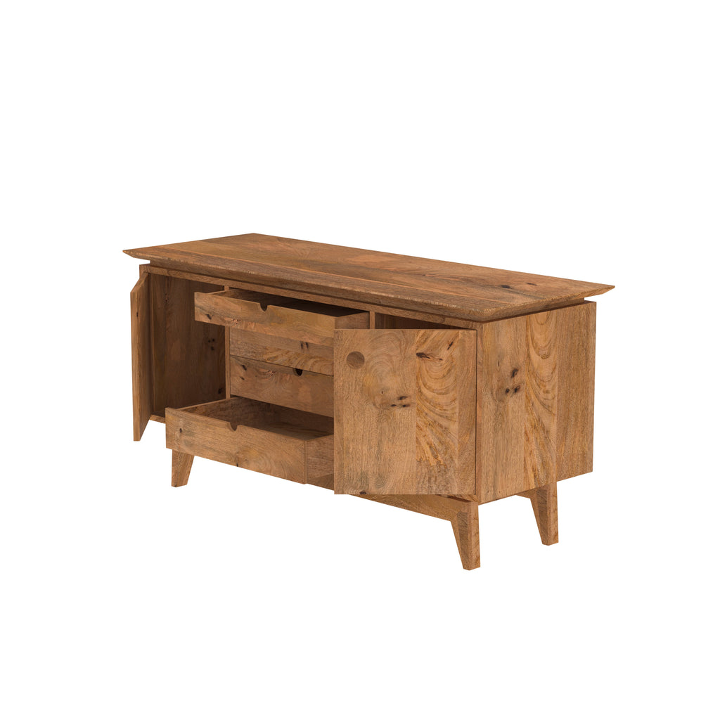Liora Solid Wood TV Unit — view 2