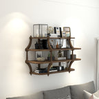 Orla Curved Vintage Wall Shelf — view 1