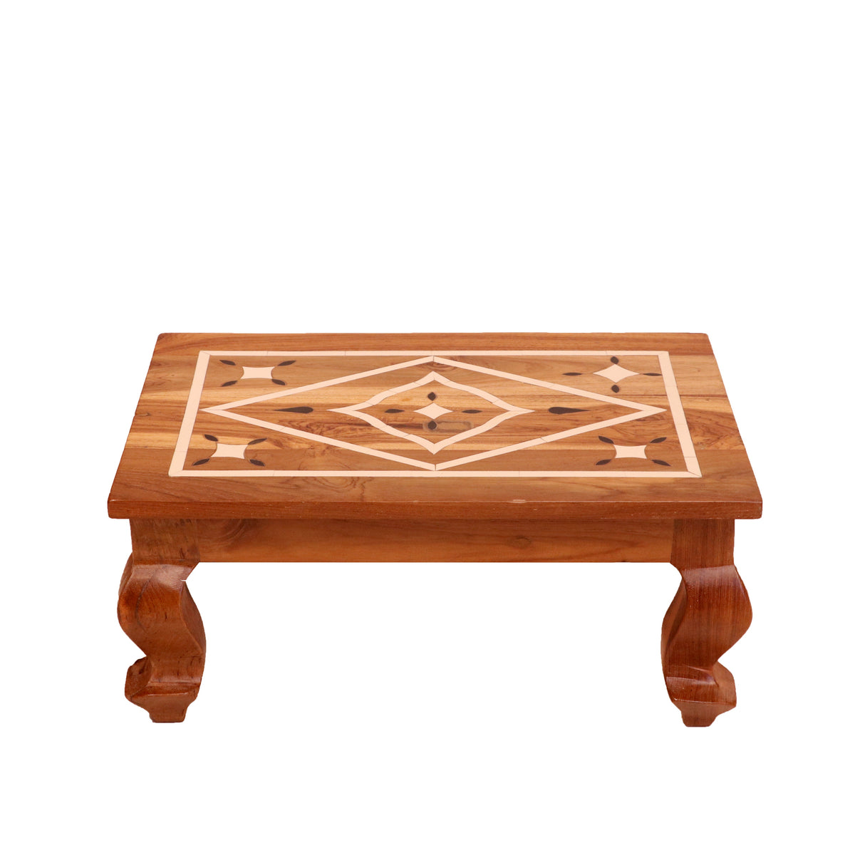Calla Inlay Rustic Bajot Table — view 3