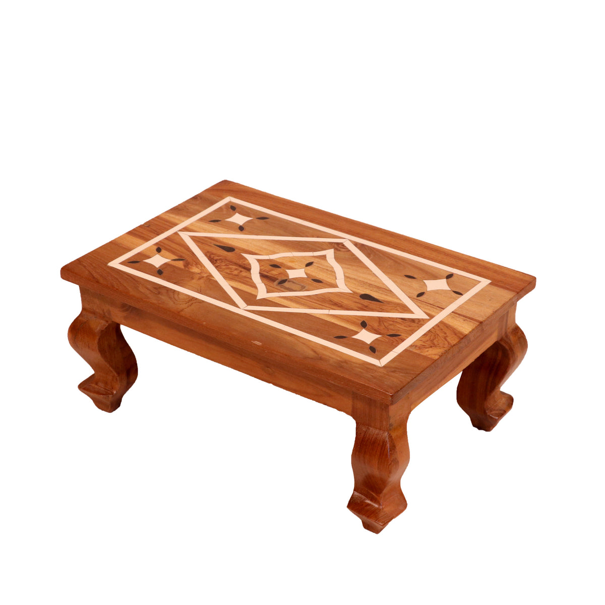 Calla Inlay Rustic Bajot Table — view 4