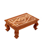 Calla Inlay Rustic Bajot Table — view 1