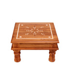 Elodie Floral Inlay Bajot Table — view 2