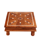 Elara Floral Inlay Bajot Table — view 3
