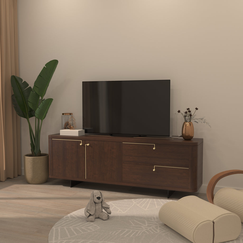 Giselle Gold TV Unit — view 1