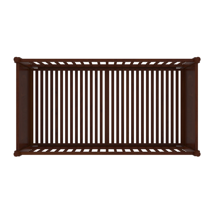 Irish Old Heritage Finished Wooden Handmade Stripped Cradle Cradle