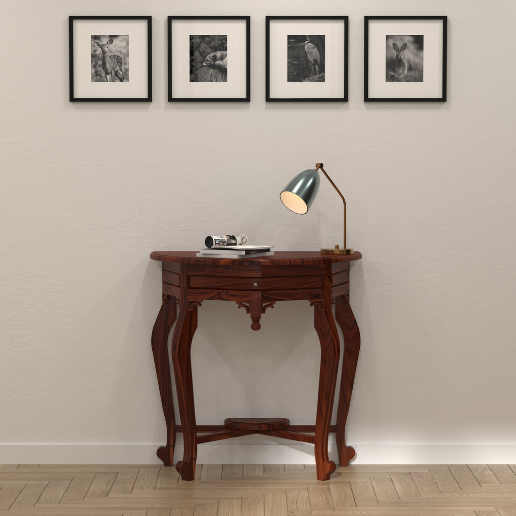 Giselle Solid Wood Console Table — view 1