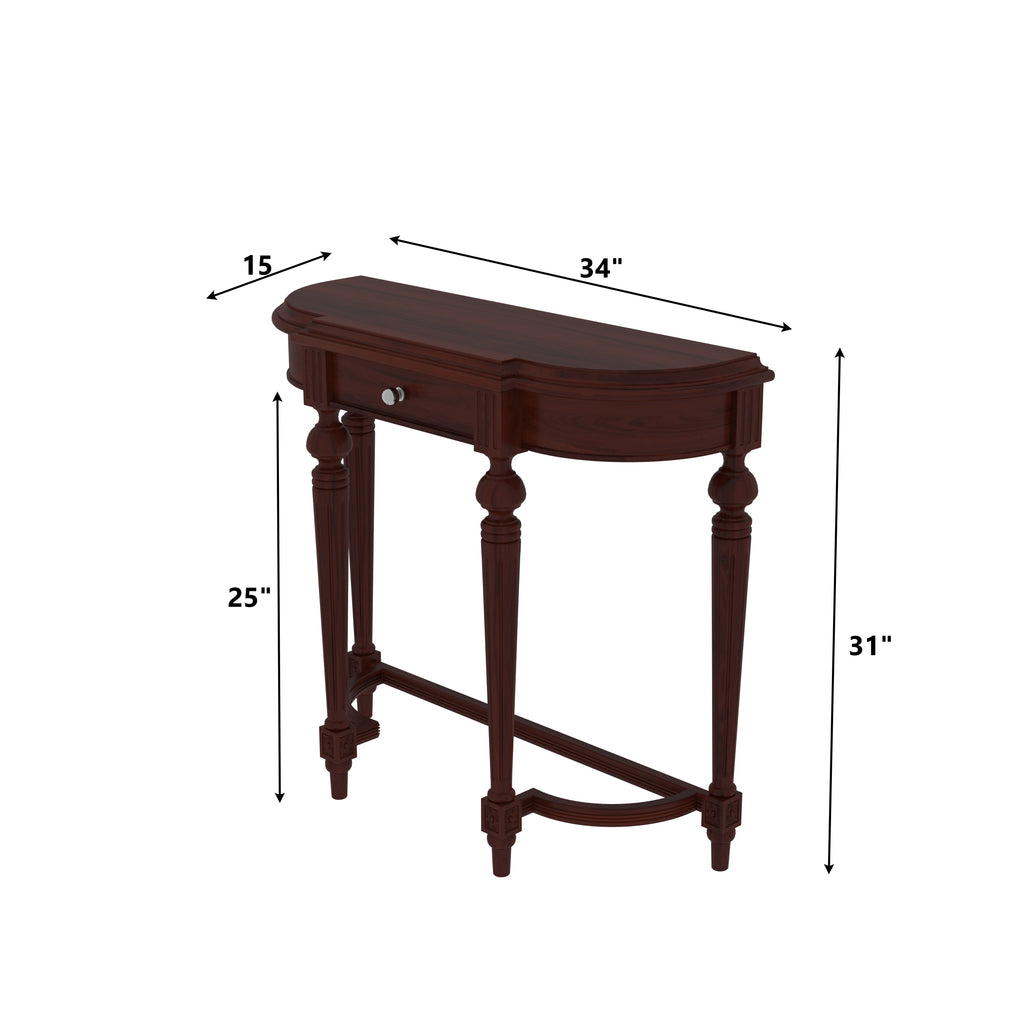 Helena Solid Wood Console Table — view 7