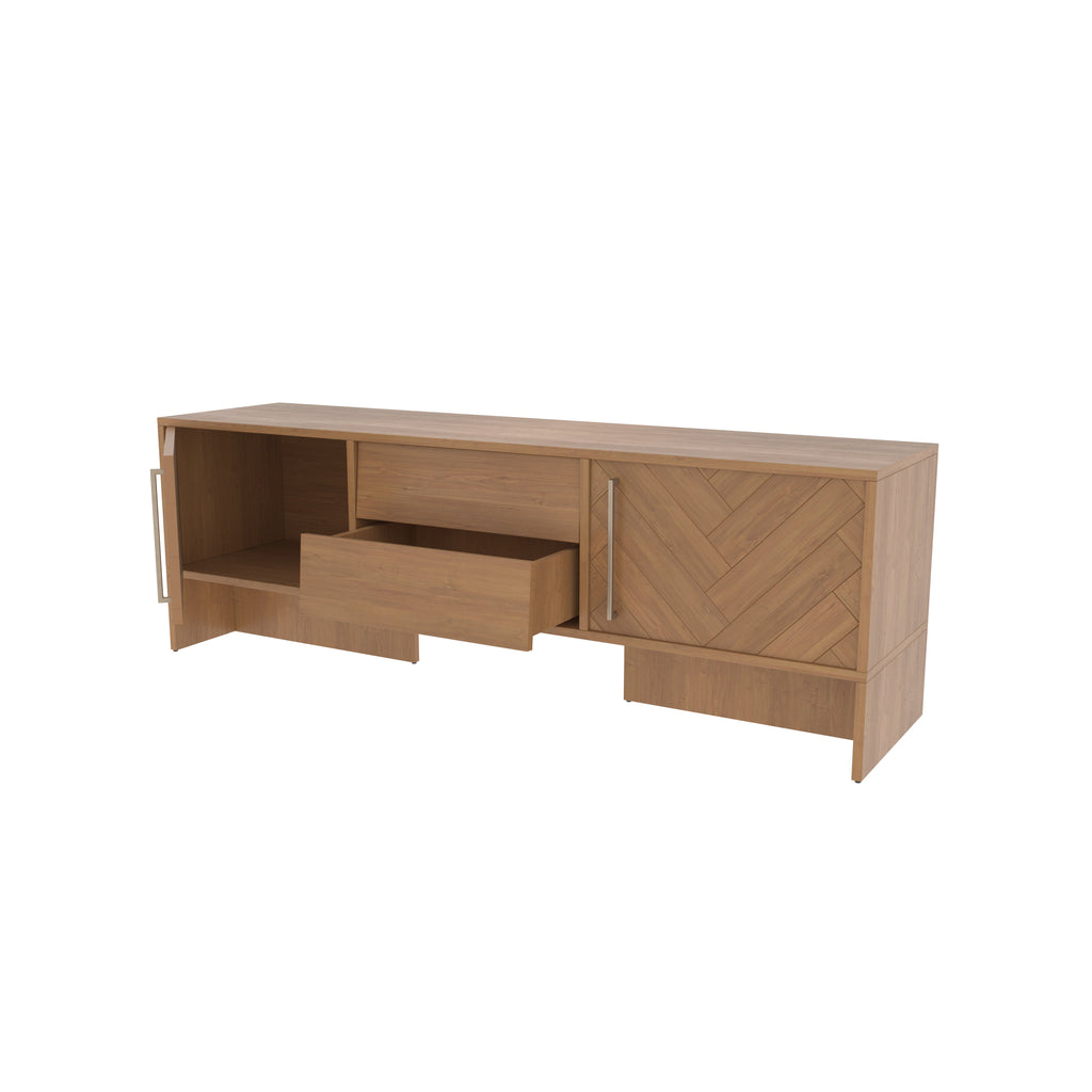 Emery Chevron Engineered Wood TV Unit — view 7