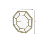Arlo Geometric Octagonal Metal Wall Mirror — view 6