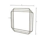Briar Square Corner Metal Wall Mirror — view 6