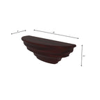 Renata Solid Wood Wall Shelf — view 2