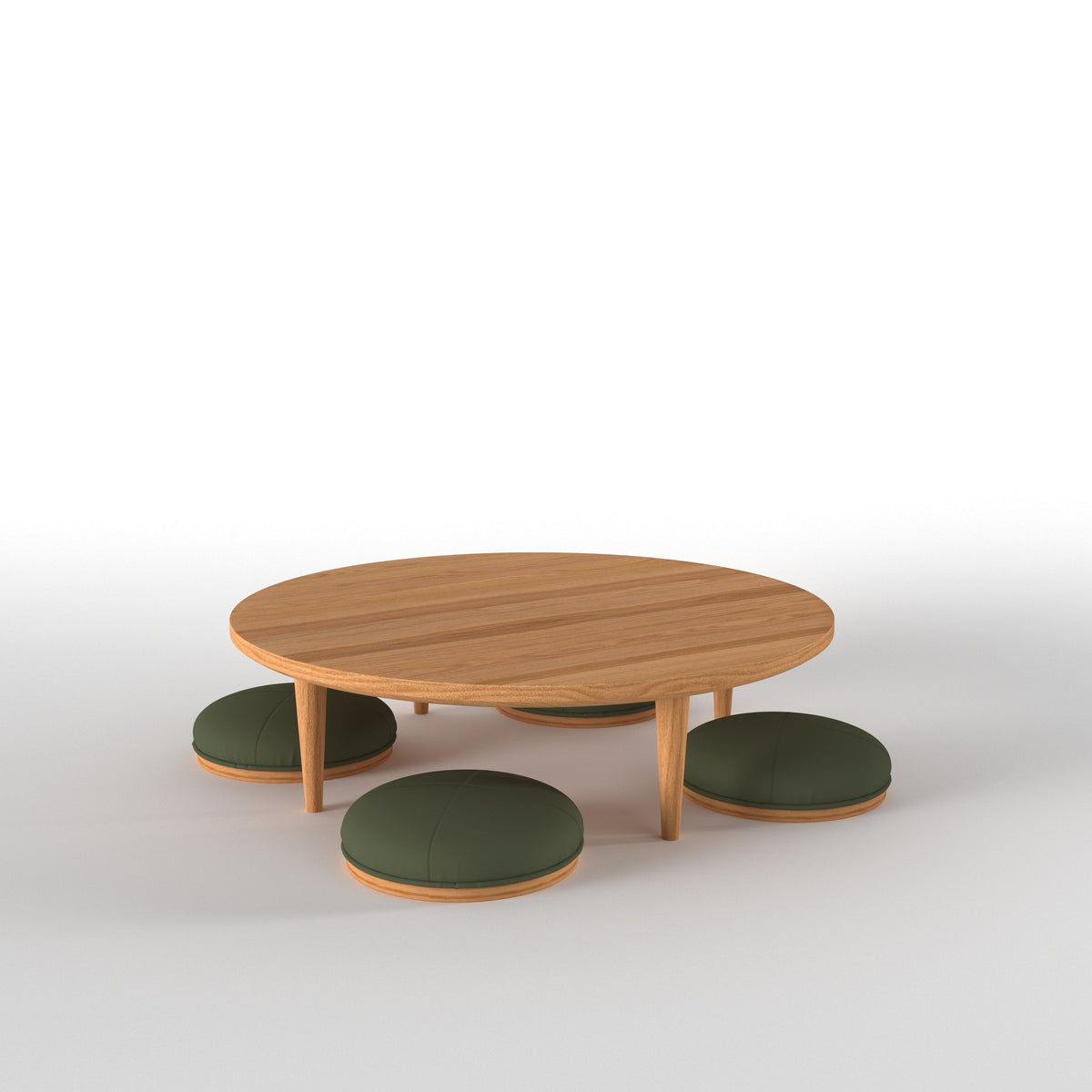 Aurel Solid Wood Round Dining Set – product image 7