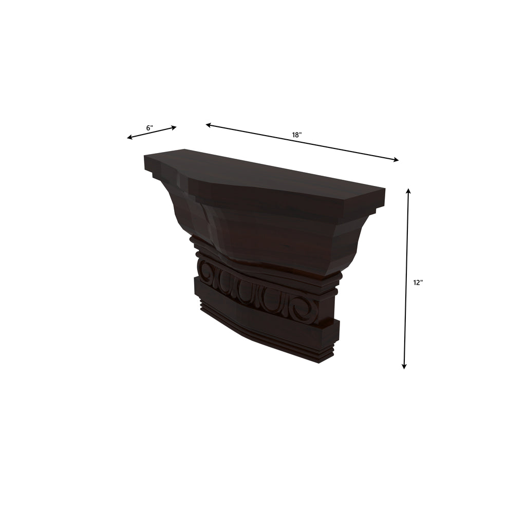 Romy Scroll Wall Shelf — view 2