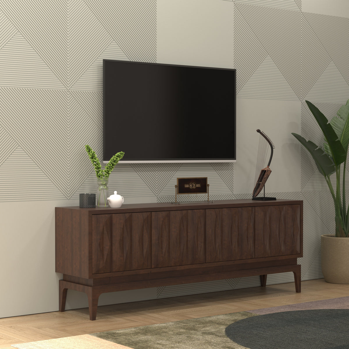 Estelle Mid-Century TV Unit — view 1