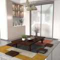 Oriel Solid Wood Floor Dining Set – product image 1