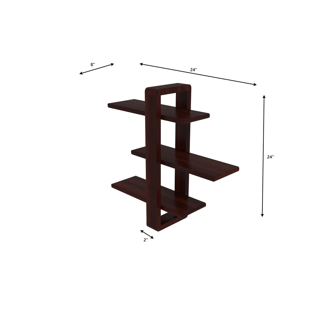 Petra Solid Wood Wall Shelf — view 2