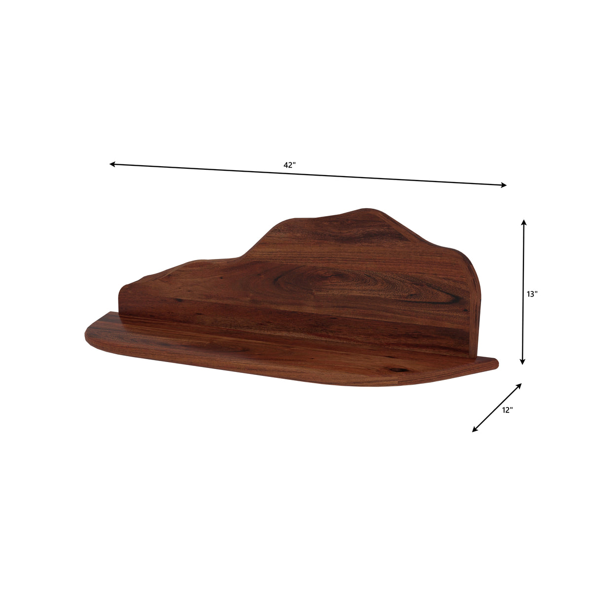 Ivy Solid Wood Wall Shelf — view 6