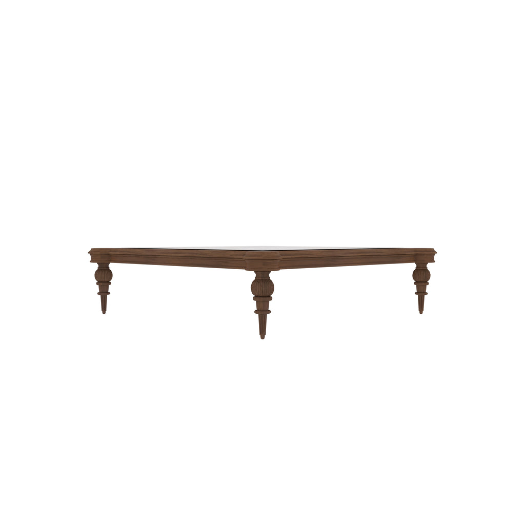 Bianco Marble Top Solid Wood Floor Dining Set – product image 9