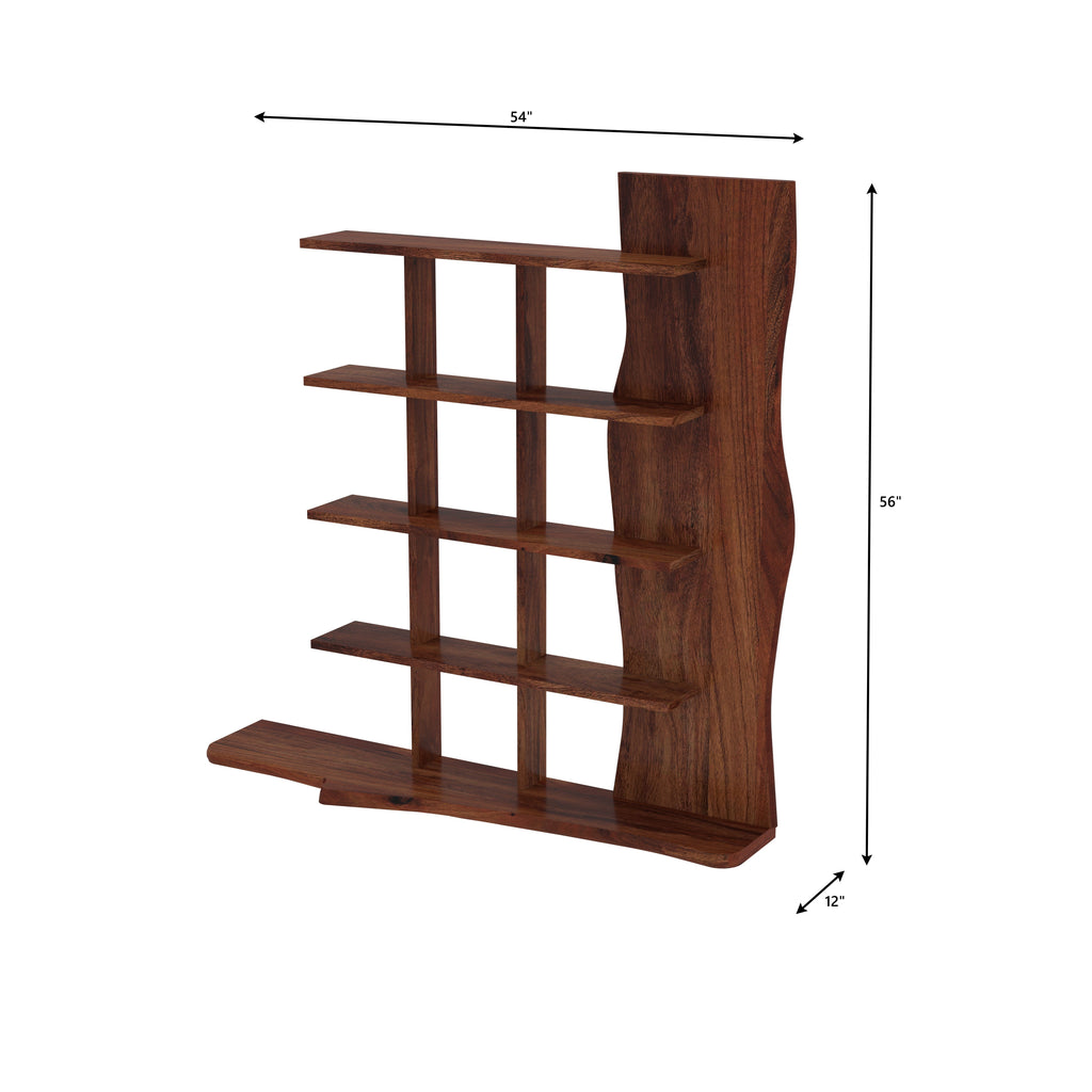 Juniper Live Edge Panelled Wall Shelf — view 2