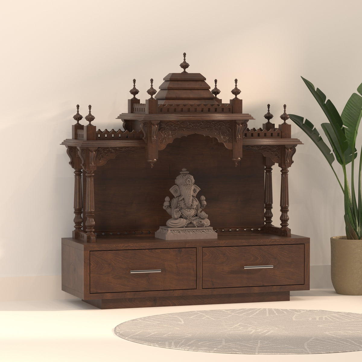 Briar Solid Wood Home Temple — view 1