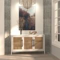 Aveline Cane Panelled Engineered Wood Sideboard — view 1