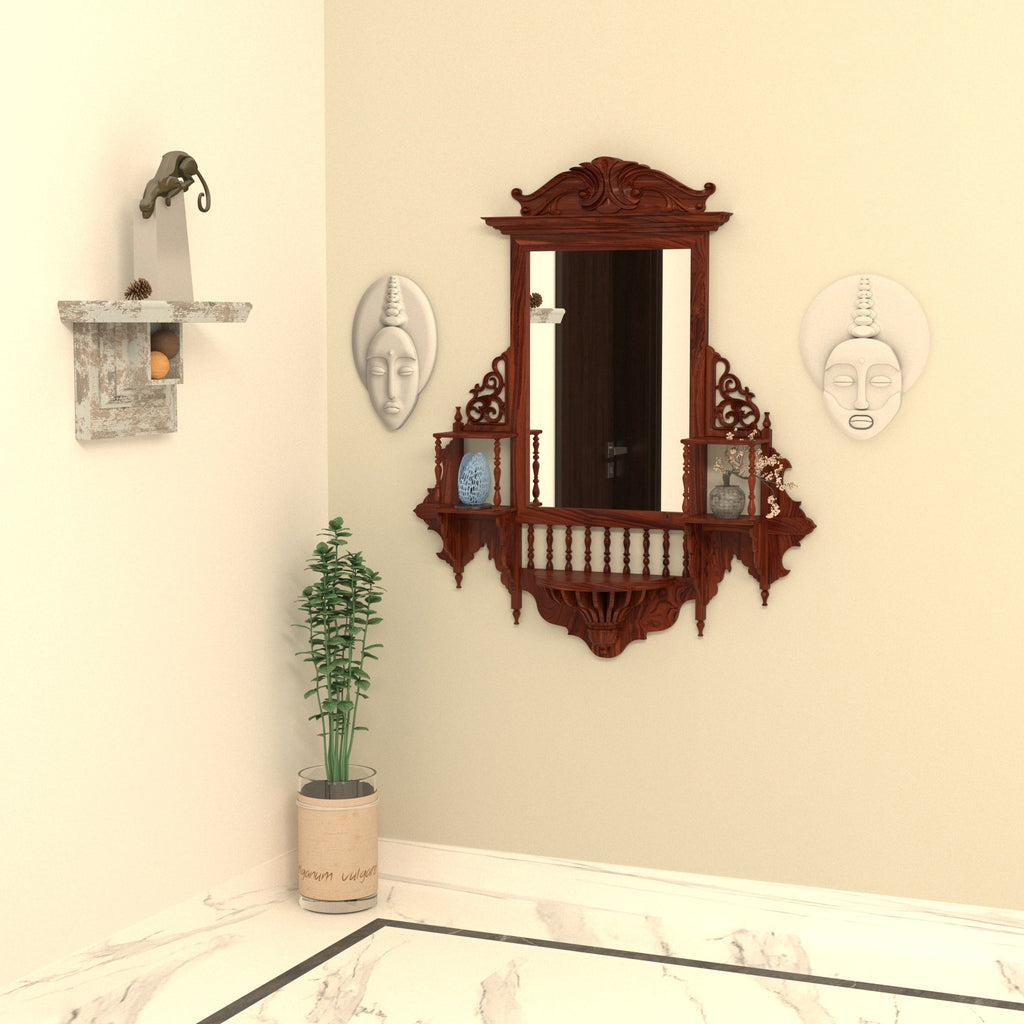 Liora Solid Wood Wall Mirror — view 1