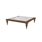 Bianco Marble Top Solid Wood Floor Dining Set – product image 10