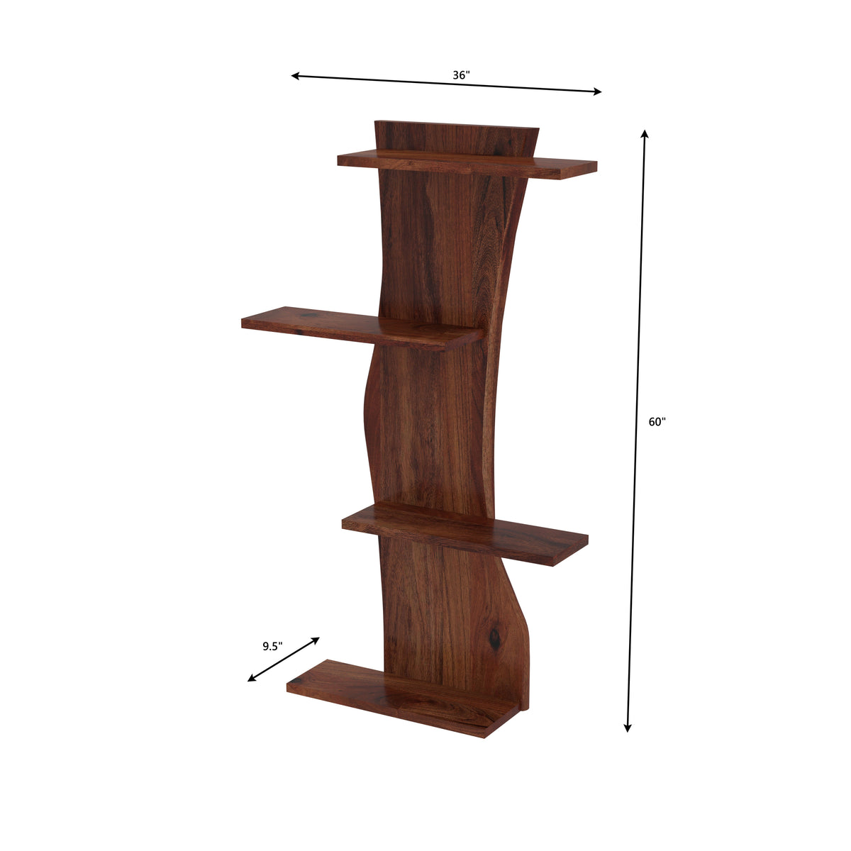 Leona Live Edge Tree Wall Shelf — view 7