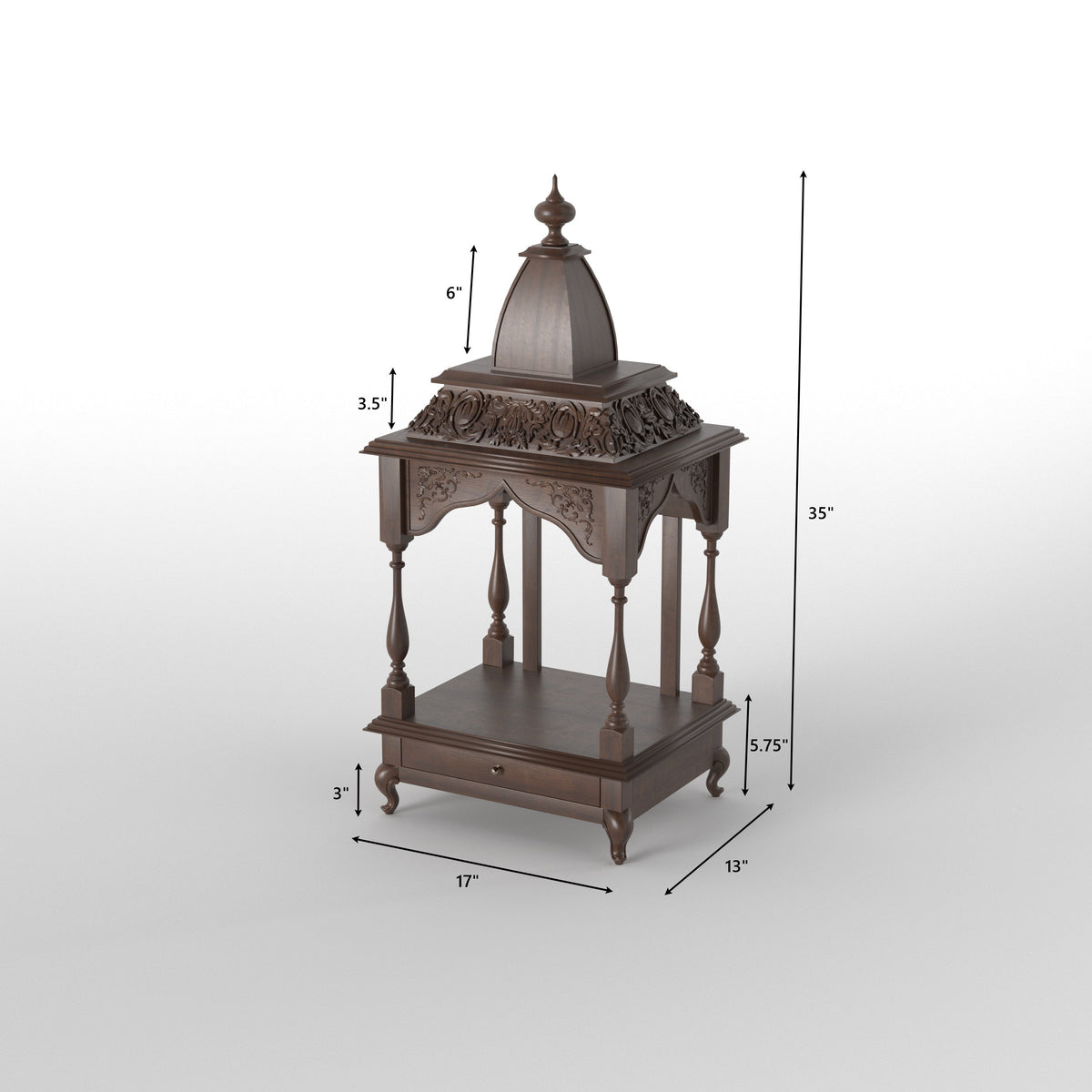 Dalia Arched Home Temple — view 7