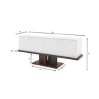 Flora Floating Pedestal Engineered Wood TV Unit — view 7